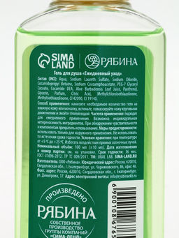 Подарочный набор новогодний: гель для душа 2 шт х100 мл, мочалка для тела, аромат яблоко и глинтвейн, URAL LAB