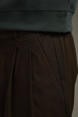 Брюки текстильные Коричневый