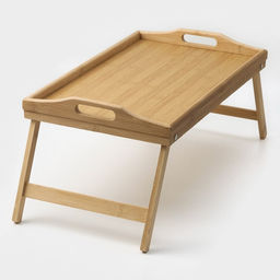 Поднос для завтрака с ножками Доляна «Забота», 50×30×25 см, бамбук