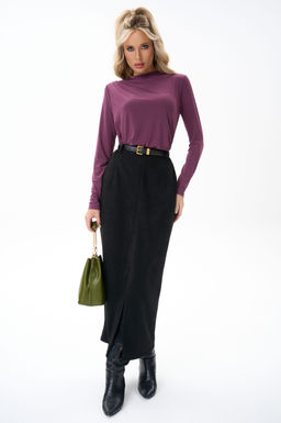 Лонгслив Нора (ежевика) - Эльза фото 4