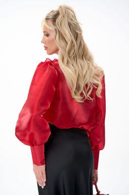 Рубашка Алиша (красный) - Эльза фото 16