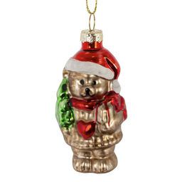 Украшение новогоднее "Мишка", L4 W3,5 H8 см