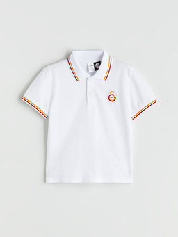 Polo Yaka Galatasaray Bask?l? Erkek ?ocuk Ti??rt