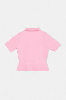 Murdum Peplum/Belden Oturmal? Dugme Detayl? Triko Bluz TWOSS26BZ00158 - Trendyolmilla фото 15