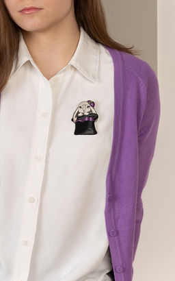 Набор для вышивания PANNA Живая картина JK-2275 Брошь. Малыш-фокусник 5 х 6 см