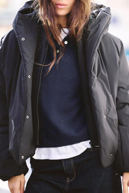 HOODED PUFFER JACKET - Zara фото 2