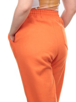 M055 ORANGE Брюки спортивные женские на флисе (100% хлопок) 7986 - Fashion фото 5
