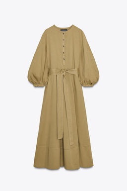 ZW COLLECTION BELTED SHIRT DRESS - Zara фото 7