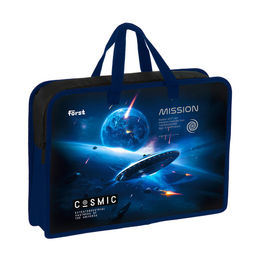 Папка на молнии с ручками А4 F?rst "Cosmic" ширина 75мм (FT-HB-750514) пластик