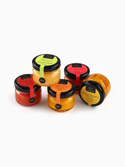 Подарочный набор новогодний «Вкусного Нового Года», мед кремовый, чай