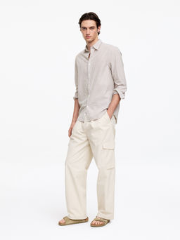 Camisa en mezcla de algod?n - H&m фото 8