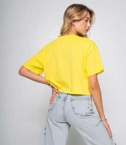 Кроп-топ #КТ2205, жёлтый