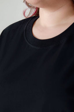 Арт. 4157 Туника женская 52-60 (5 шт) Цвет:черный - Калинка фото 3