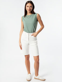 VILATTE / Топ из облегченного полотна с эластаном  фото 4