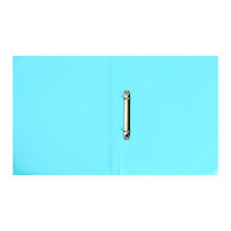 Папка на 2 кольцах А4, Calligrata, 18 мм, 500 мкм, бирюзово-голубая  фото 2