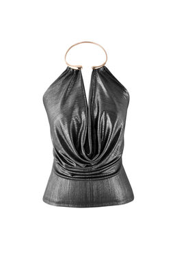 Taba Aksesuar Detayl? Degaje Yaka Orme Party Bluz TPRAW26BZ00062 - Trendyolmilla фото 11