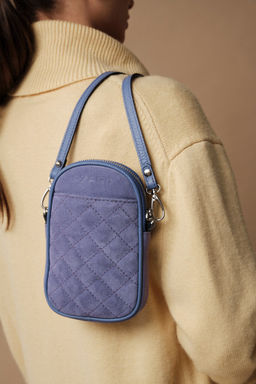 Сумка замшевая Azaro 30832 сиреневый закат