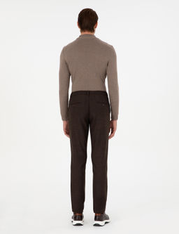 Kahverengi Ex. Slim Fit Kuma_ Pantolon - Pierre cardin фото 4