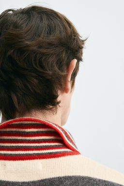 STRIPED KNIT POLO SHIRT HARRY LAMBERT FOR ZARA X DISNEY  фото 7