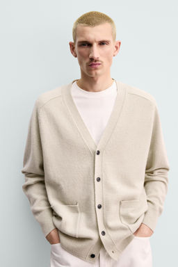 WOOL - ALPACA ORIGINS CARDIGAN - Zara фото 6