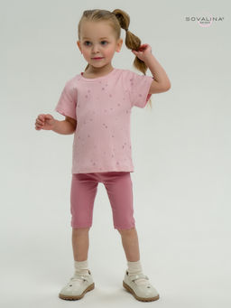 Костюм Актив лиловые сердечки-сухая роза - Sovalina фото 31