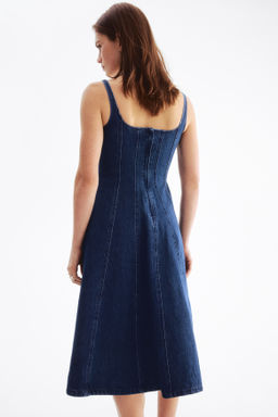 Vestido denim midi - H&m фото 5