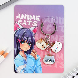 Брелок для ключей Anime, 2.5×9 см