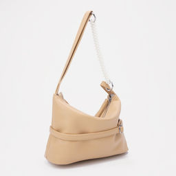 Сумка-мешок на молнии, цвет бежевый - Simaland фото 2