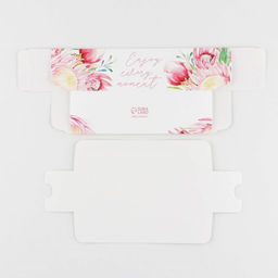 Цена за 5 шт. Коробка для макарун, кондитерская упаковка «Enjoy», 18×5.5×5.5 см