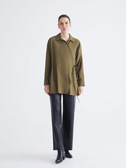 Modal Kar???ml? Kad?n G?mlek Tunik