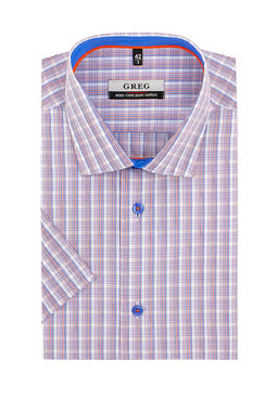 Сорочка мужская короткий рукав GREG 265/101/3532/Z/1p_GB  фото 2
