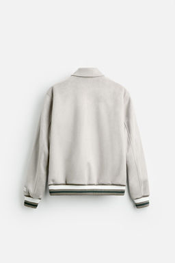 FAUX SUEDE JACKET WITH PATCHES - Zara фото 15