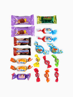 Сладкий детский новогодний подарок С новым годом, конфеты + мягкая игрушка, 250 г