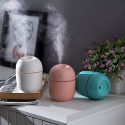 Увлажнитель HM-20 ультразвуковой, 0.22 л, 1.5 Вт, USB в компл., белый