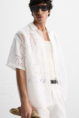 ABSTRACT JACQUARD SHIRT - Zara фото 4