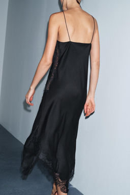 SATIN LACE DRESS ZW COLLECTION - Zara фото 10