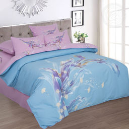 Постельное белье Луиза (велюр) Евро/Пододеяльник: 1 шт. - 220*200; Простыня: 1 шт. - 260*240; Наволочка: 2 шт. - 70*70; Наволочка: 2 шт. - 50*70; Велюр - Арт элегант фото 2