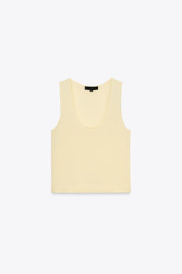 PLAIN KNIT TOP - Zara фото 5