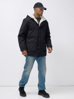 Парка мужская зимняя удлиненная с мехом хаки цвета 8753Ch - Mtforce фото 12