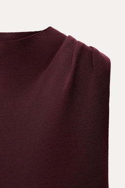 KNIT MINI SKATER DRESS - Zara фото 5
