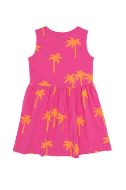 Розовое трикотажное платье без рукавов для девочки Неожиданная скидка в корзине - U.s. polo assn фото 7