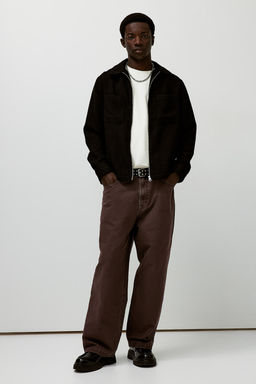 Pantalon de lona Baggy - H&m фото 2