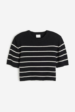 Top de punto con hombreras - H&m фото 3