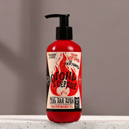 Гель для душа Огонь в сердце, 300 мл, аромат мужского парфюма, HARD LINE