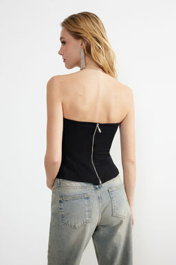 Trendyolmilla K?rm?z? Vucuda Oturan Dokuma Bustiyer TPRSS24BZ00008 фото 15