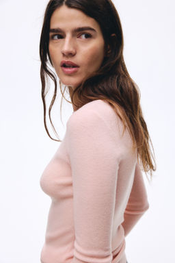 Top en punto fino de mezcla de cachemira - H&m фото 4
