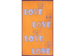 6с103.412ж1 Романтичный щенок (3-закат) Полотенце махровое 50х90см