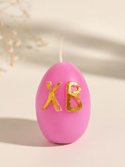 Цена за 2 шт. Свеча пасхальная Яйцо ХВ, 45?45?62 мм, МИКС