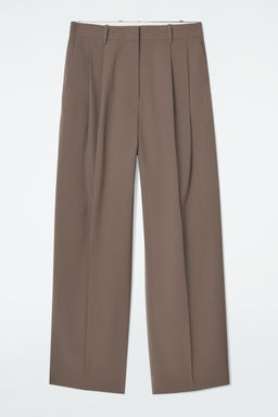 PANTAL?N TWILL WIDE LEG RELAXED FIT