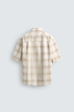 CAMISA REGULAR FIT CUADROS / Arena - Zara фото 8